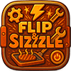 Flip & Sizzle Button